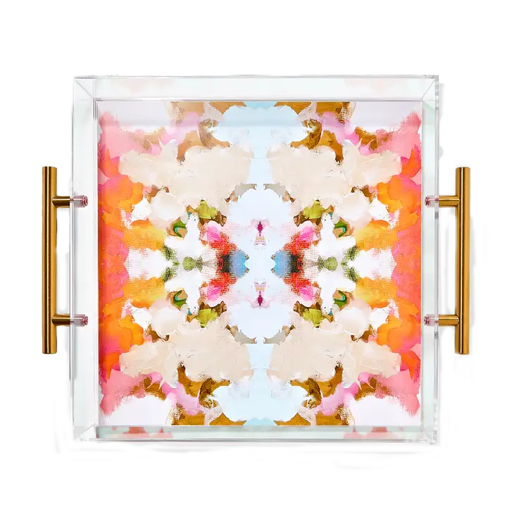 Tart by Taylor Large Tray - Amber Fresco- Diane James Home | Faux Floral Couture Handmade In The USA