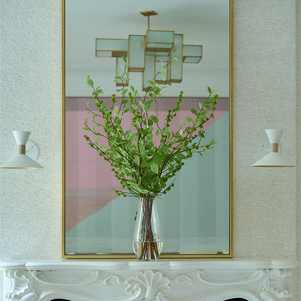 Beech Branches in Glass Vase- Diane James Home | Faux Floral Couture Handmade In The USA