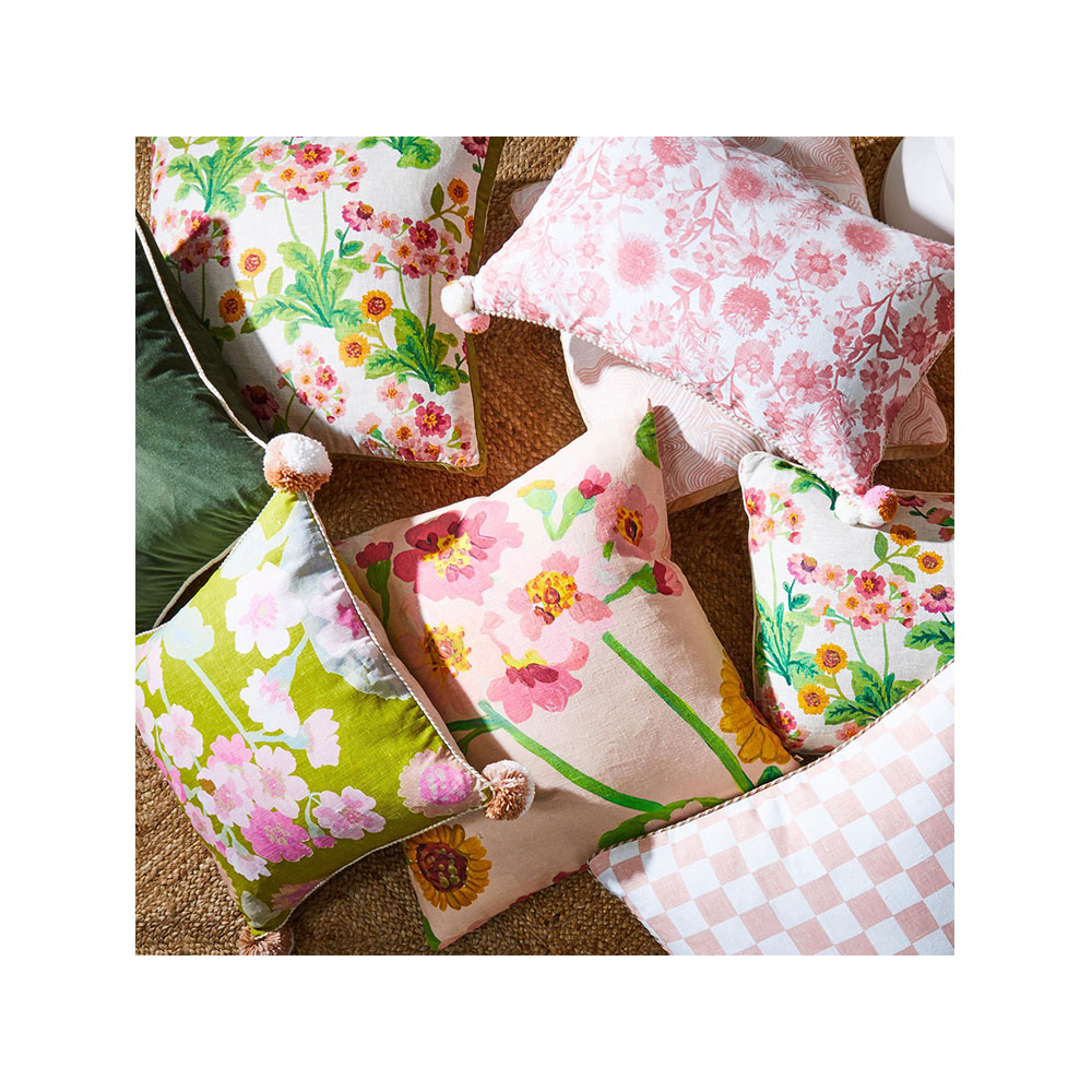 Bonnie and Neil Mini Marigold Cushion- Diane James Home | Faux Floral Couture Handmade In The USA