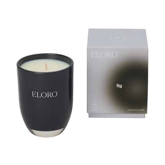 ELORO Fig Candle- Diane James Home | Faux Floral Couture Handmade In The USA