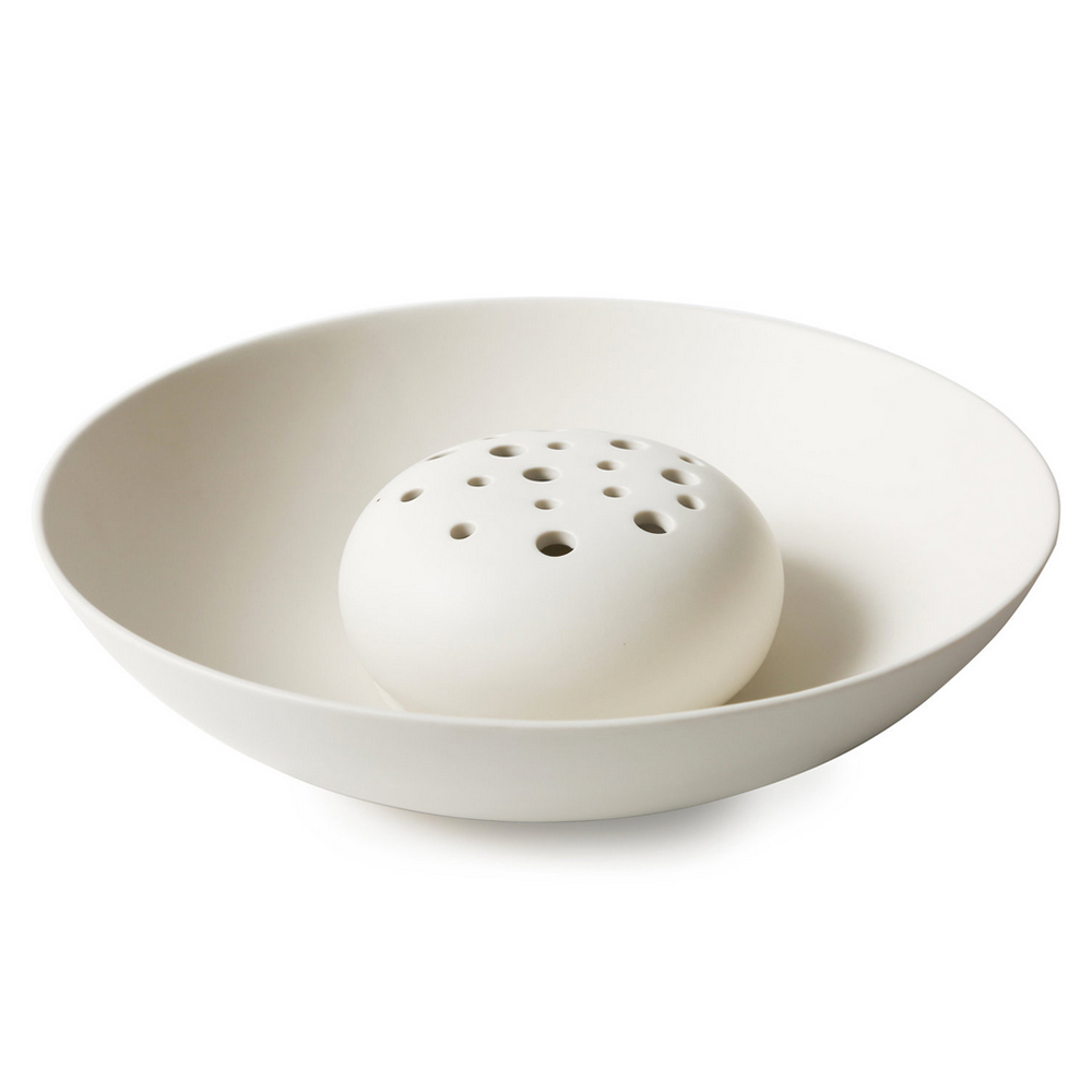 The Floral Society Ceramic Flower Frog Bowl