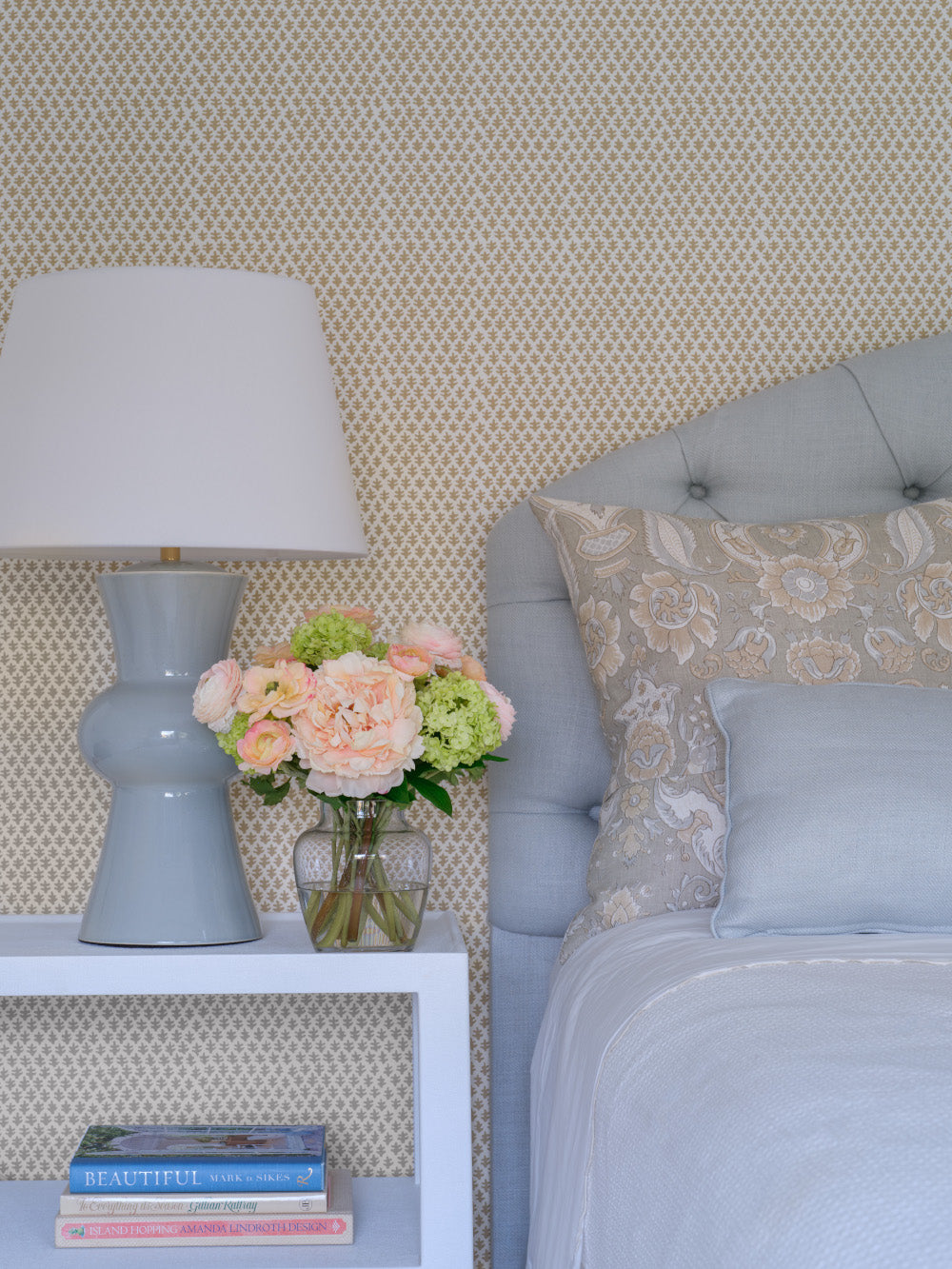 Pop of Peach- Diane James Home | Faux Floral Couture Handmade In The USA