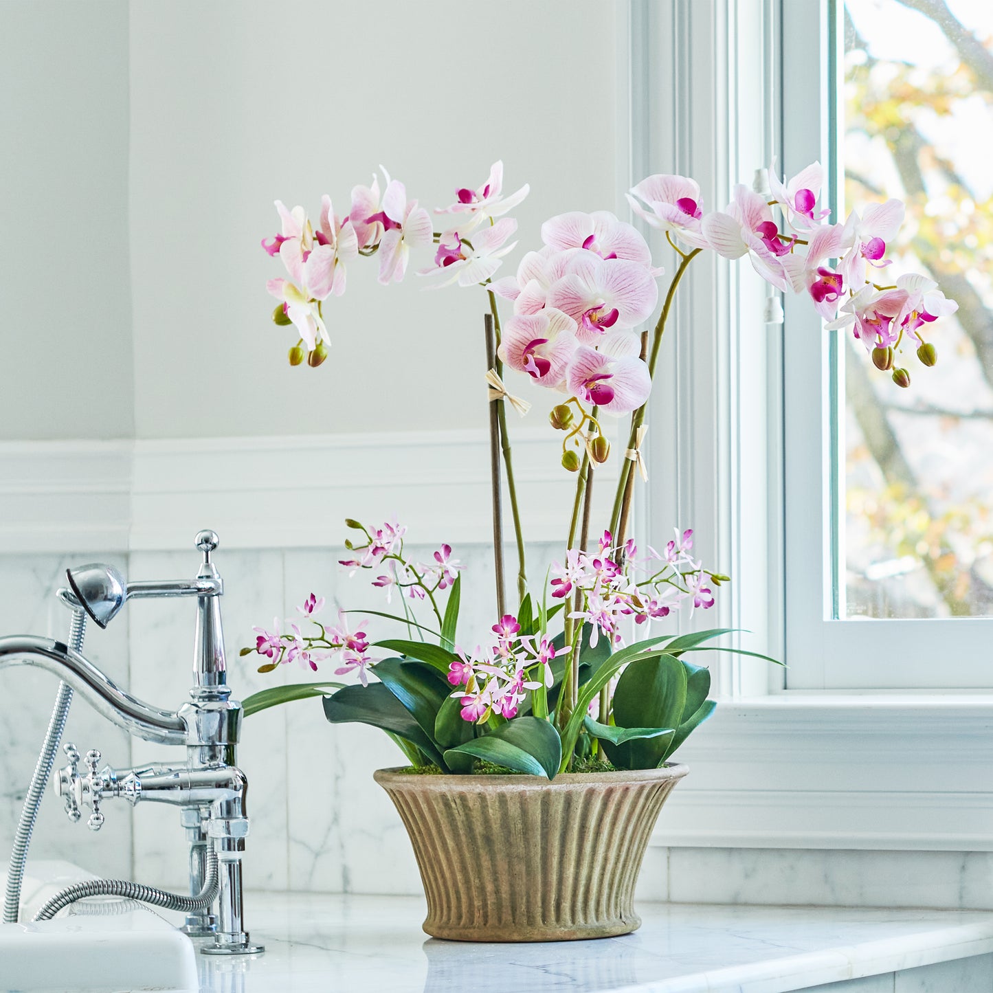 Pink Lady- Diane James Home | Faux Floral Couture Handmade In The USA