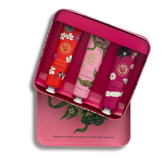 Murphy & Daughters Hand Cream Tin Gift Set - Rose- Diane James Home | Faux Floral Couture Handmade In The USA