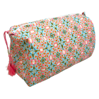 Laura Park Large Cosmetic Bag - Gasparilla- Diane James Home | Faux Floral Couture Handmade In The USA
