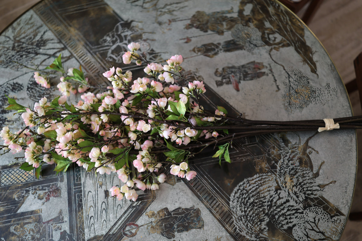 Hand-tied Blush Plum Bouquet - PRE-ORDER- Diane James Home | Faux Floral Couture Handmade In The USA