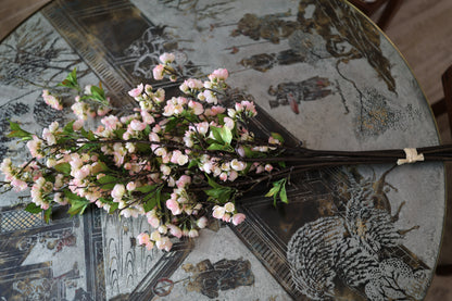 Hand-tied Blush Plum Bouquet - PRE-ORDER- Diane James Home | Faux Floral Couture Handmade In The USA