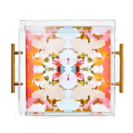 Tart by Taylor Large Tray - Amber Fresco- Diane James Home | Faux Floral Couture Handmade In The USA