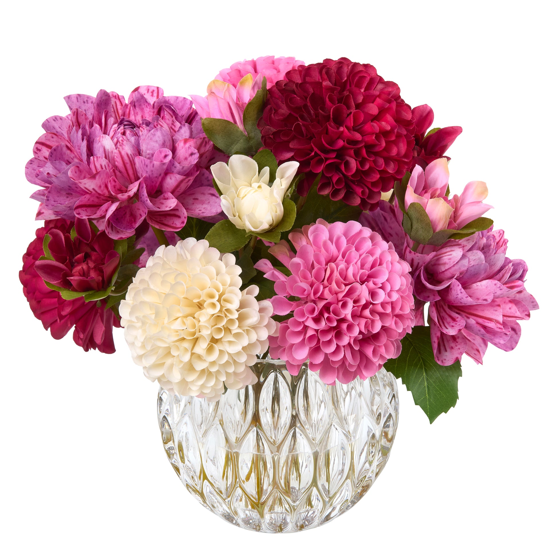 A Dazzle of Dahlias- Diane James Home | Faux Floral Couture Handmade In The USA