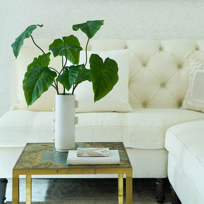 Anthuriums in Ceramic Vase- Diane James Home | Faux Floral Couture Handmade In The USA