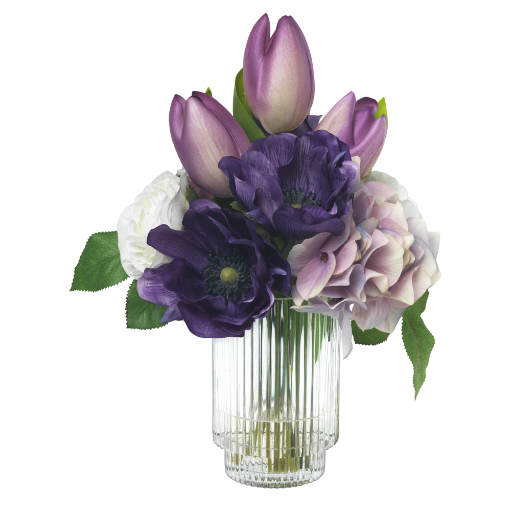 BLOOMS Purple Reign- Diane James Home | Faux Floral Couture Handmade In The USA