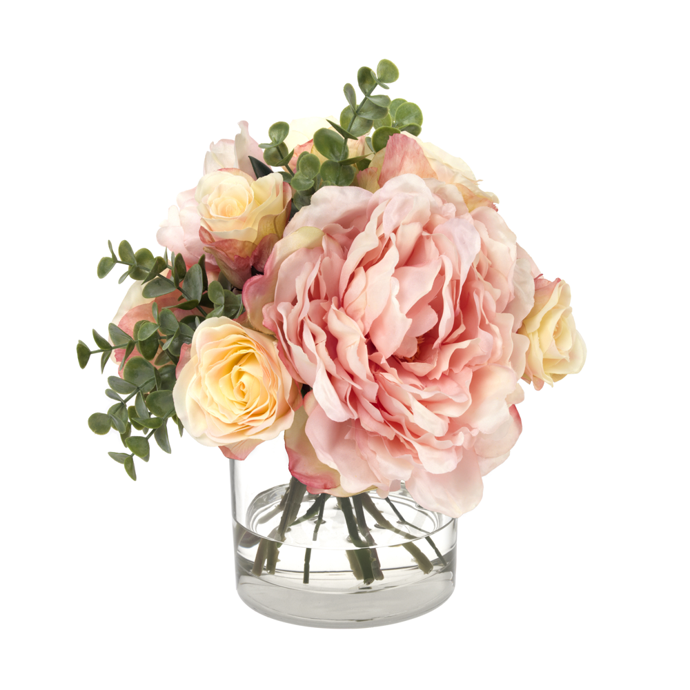 BLOOMS Rosy Posy- Diane James Home | Faux Floral Couture Handmade In The USA
