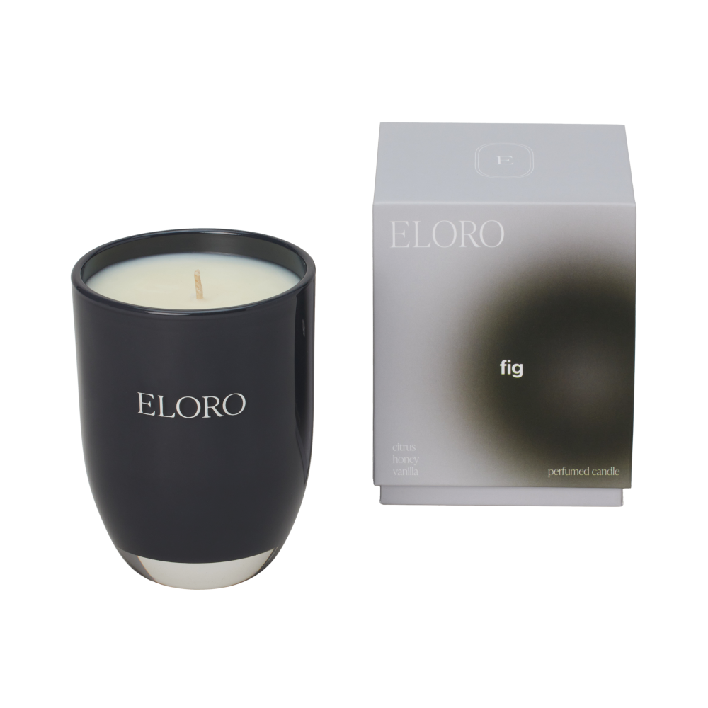 ELORO Fig Candle- Diane James Home | Faux Floral Couture Handmade In The USA