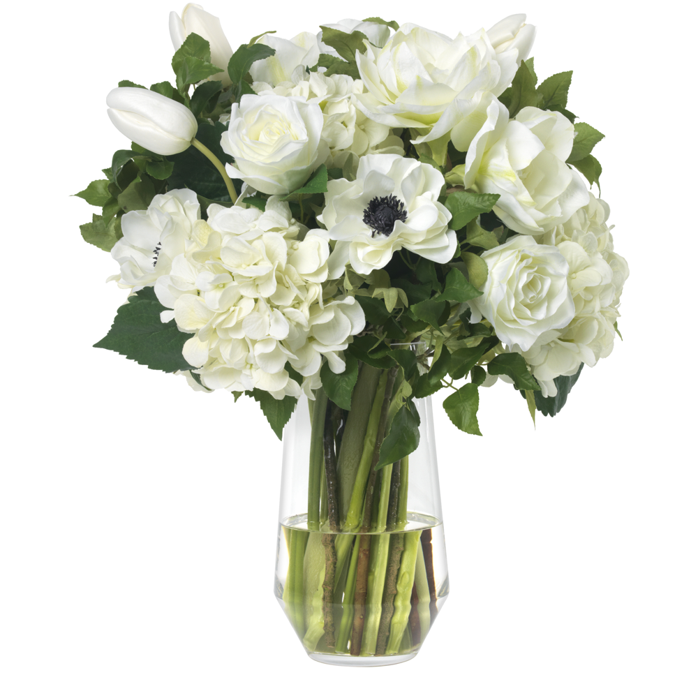 Winter Whites- Diane James Home | Faux Floral Couture Handmade In The USA