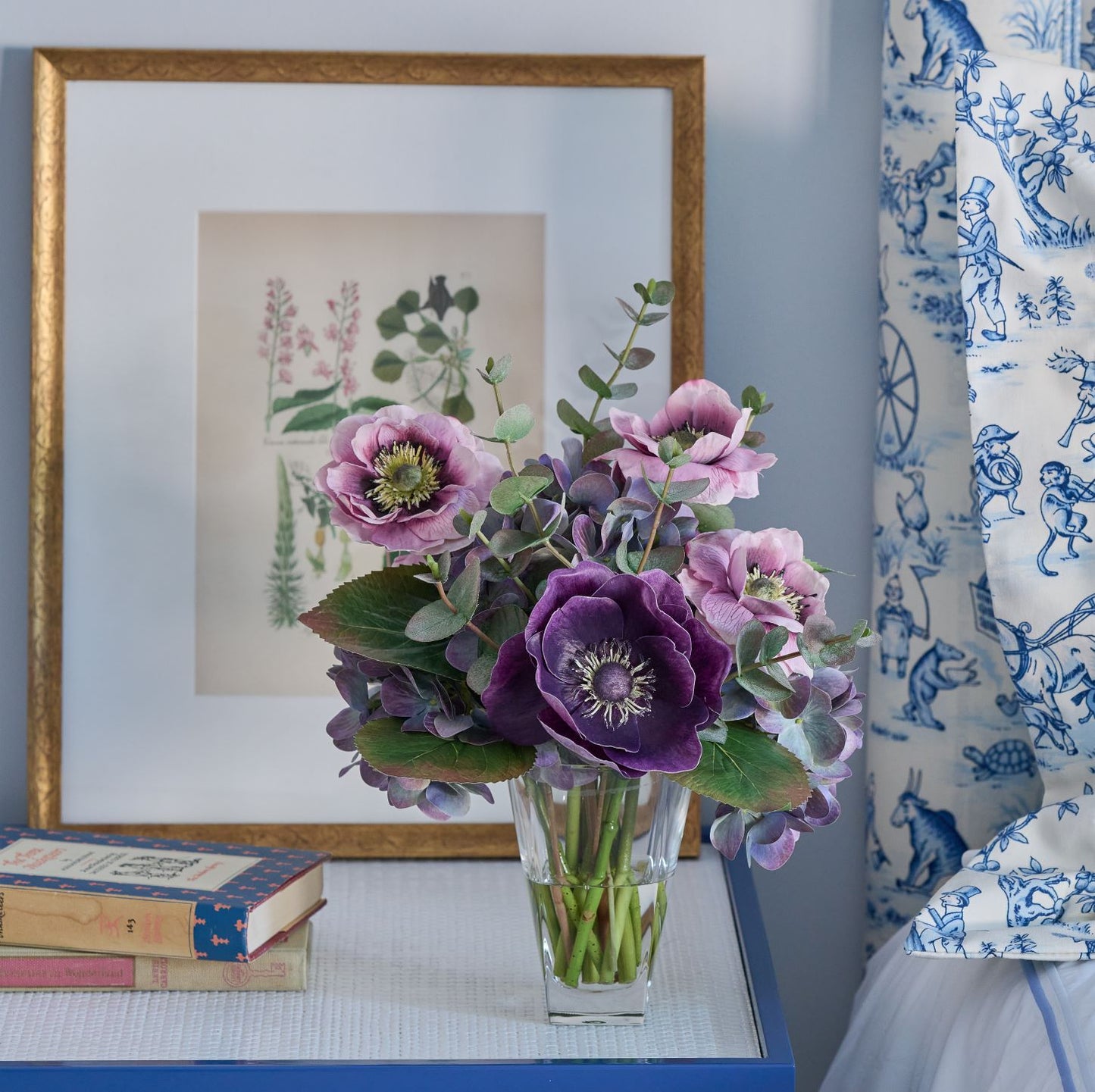Pretty in Purple- Diane James Home | Faux Floral Couture Handmade In The USA