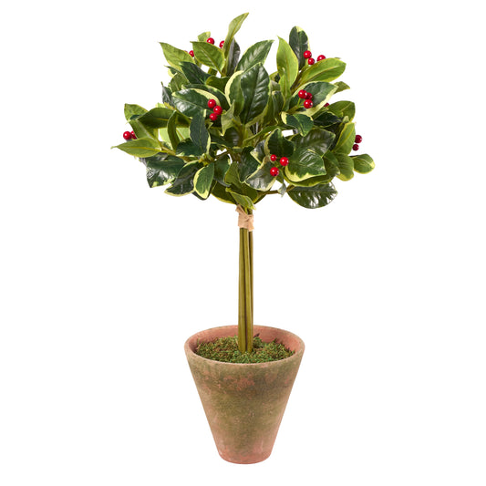 Jolly Holly- Diane James Home | Faux Floral Couture Handmade In The USA