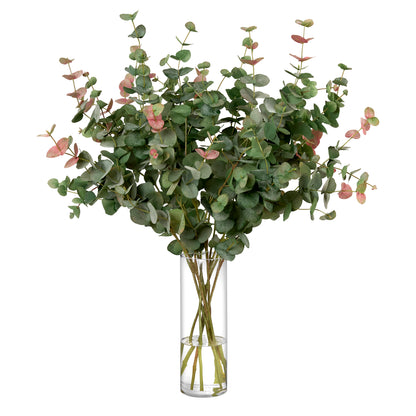 F26-EUCALYP.GLS- Diane James Home | Faux Floral Couture Handmade In The USA