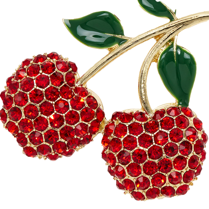 Joanna Buchanan Cherry Ornament- Diane James Home | Faux Floral Couture Handmade In The USA