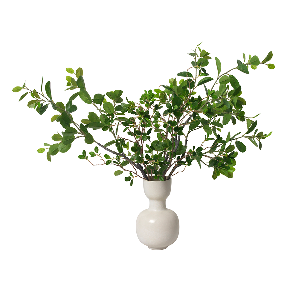 Ficus Branches in Ceramic Vase- Diane James Home | Faux Floral Couture Handmade In The USA