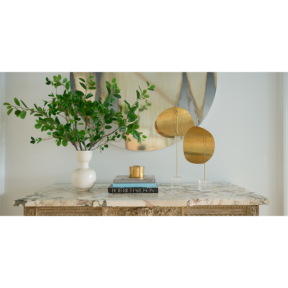 Ficus Branches in Ceramic Vase- Diane James Home | Faux Floral Couture Handmade In The USA