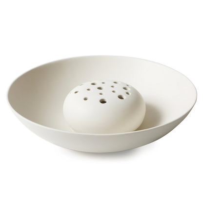 The Floral Society Ceramic Flower Frog Bowl