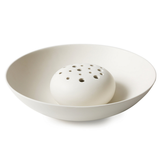 The Floral Society Ceramic Flower Frog Bowl