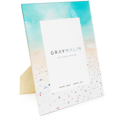 Gray Malin The Beach Picture Frame- Diane James Home | Faux Floral Couture Handmade In The USA