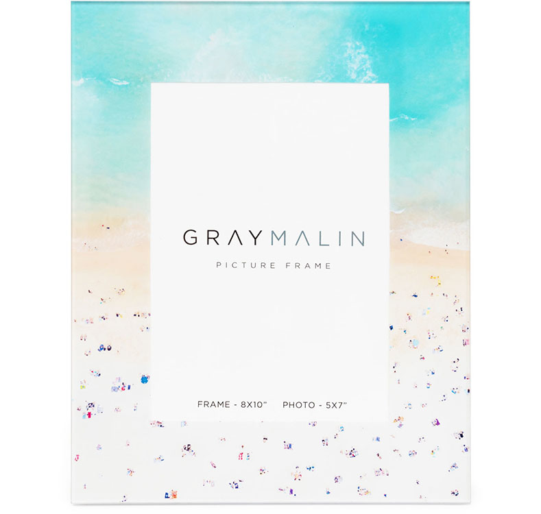 Gray Malin The Beach Picture Frame- Diane James Home | Faux Floral Couture Handmade In The USA