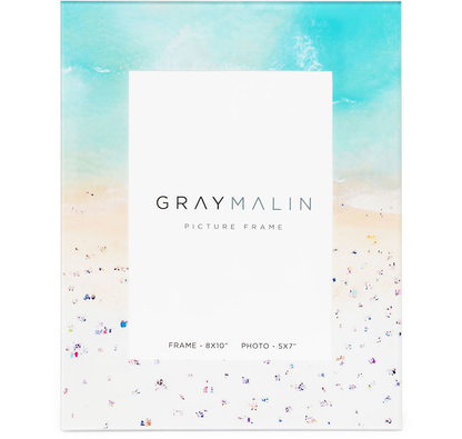 Gray Malin The Beach Picture Frame- Diane James Home | Faux Floral Couture Handmade In The USA