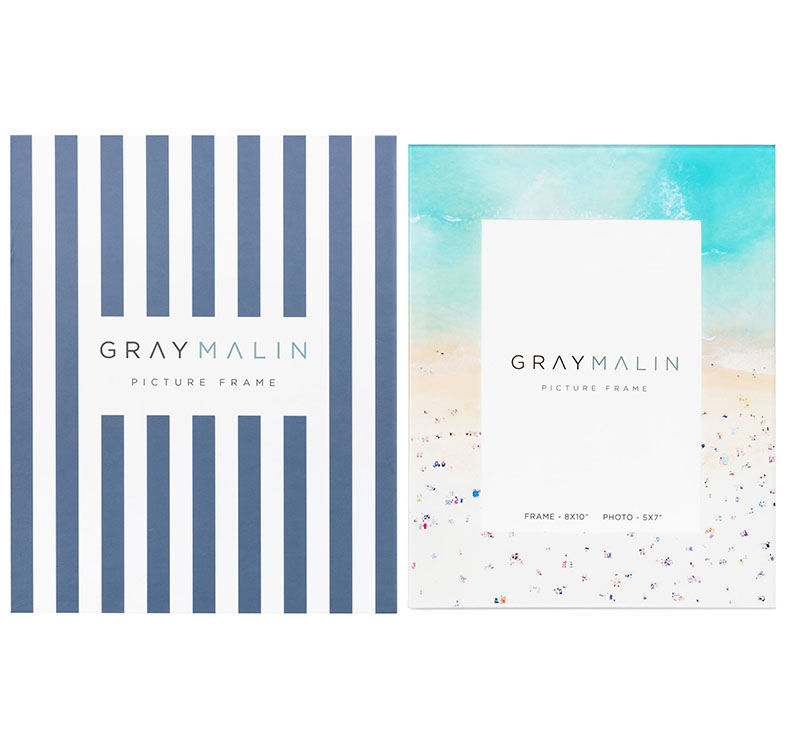 Gray Malin The Beach Picture Frame- Diane James Home | Faux Floral Couture Handmade In The USA