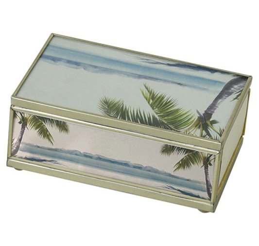 JM Piers Island Beach Matchbox Cover- Diane James Home | Faux Floral Couture Handmade In The USA