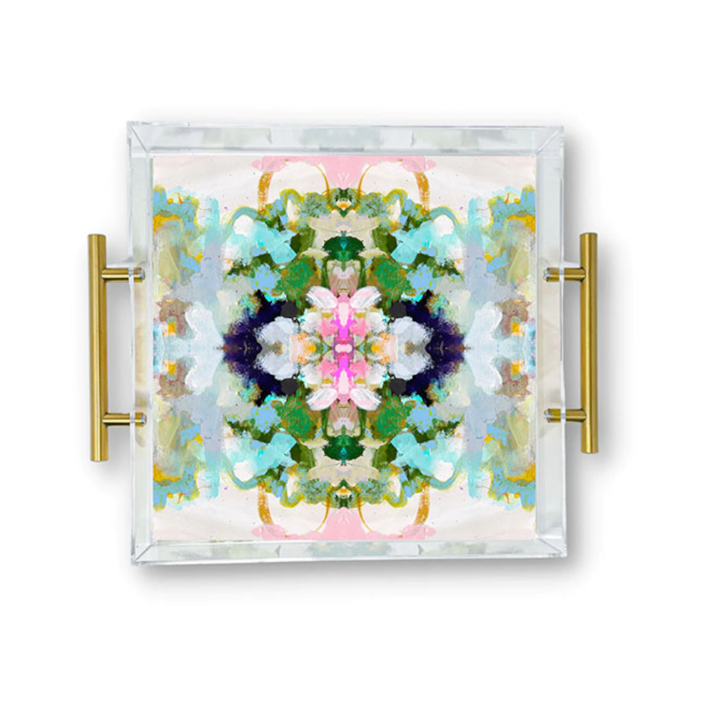 Laura Park x Tart by Taylor Large Tray - Nantucket Bloom- Diane James Home | Faux Floral Couture Handmade In The USA