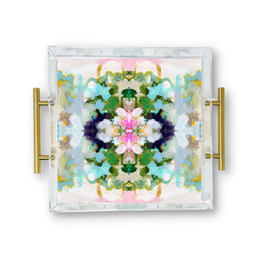 Laura Park x Tart by Taylor Large Tray - Nantucket Bloom- Diane James Home | Faux Floral Couture Handmade In The USA
