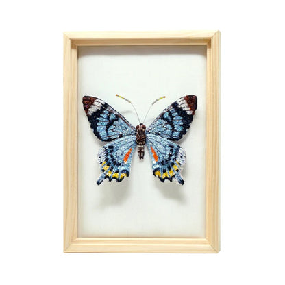 Trovelore Fluted Swallowtail Beaded Art- Diane James Home | Faux Floral Couture Handmade In The USA