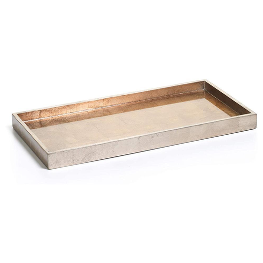 Zodax Antique Gold and Silver Serving Tray