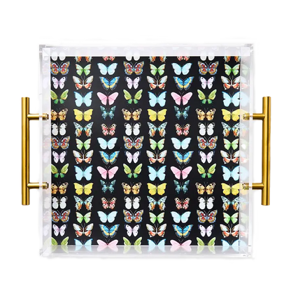 Tart by Taylor Large Tray - Monarch- Diane James Home | Faux Floral Couture Handmade In The USA