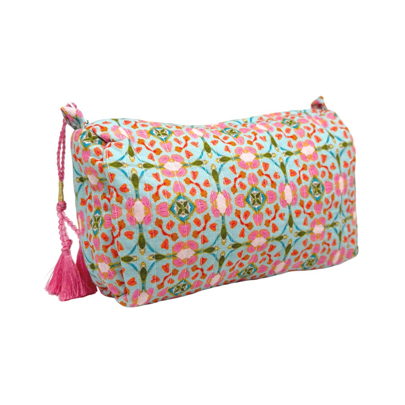 Laura Park Small Cosmetic Bag - Gasparilla- Diane James Home | Faux Floral Couture Handmade In The USA